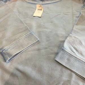 NEW j.Jill blue overhead top. Sz. 1X